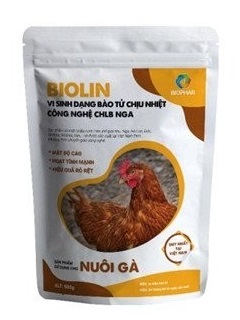 Vi sinh nuôi gà Biolin - Chế Phẩm Sinh Học Hà Nam Ninh - Công Ty TNHH Sản Xuất Và Thương Mại Hà Nam Ninh